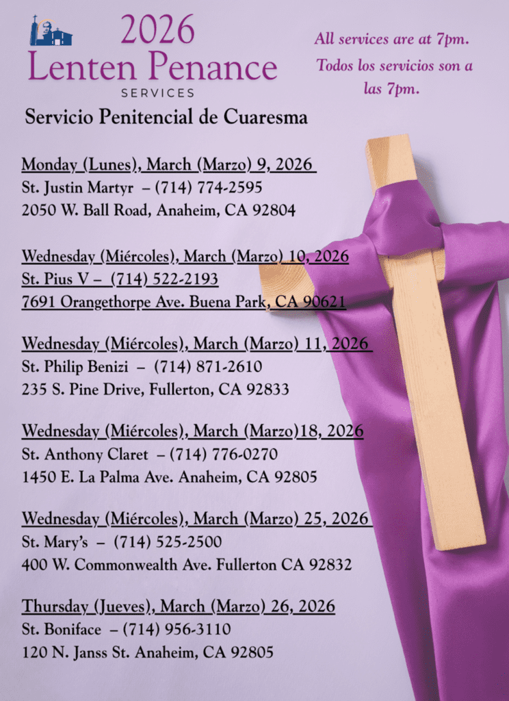 Lenten Penance Service flyer (Revised)