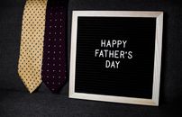 Celebrate Father's Day with classic neckties and a heartfelt message.